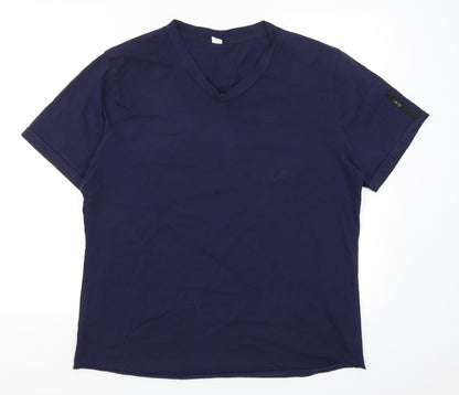 Preworn Mens Blue    T-Shirt Size L