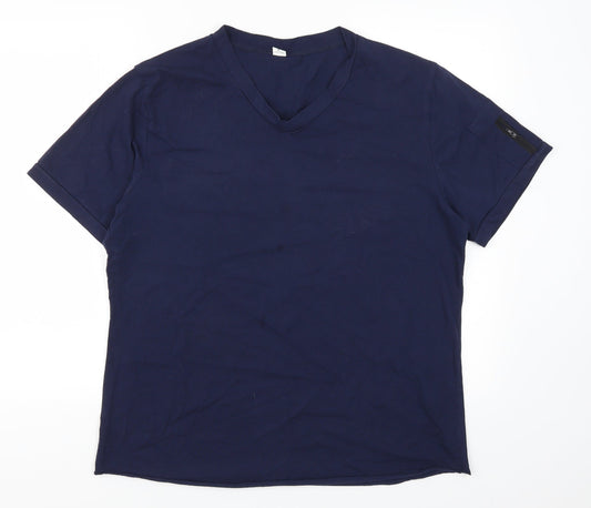 Preworn Mens Blue    T-Shirt Size L