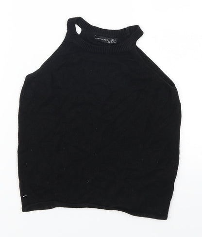 Womens UK Size 6 Atmosphere Black Basic Tank