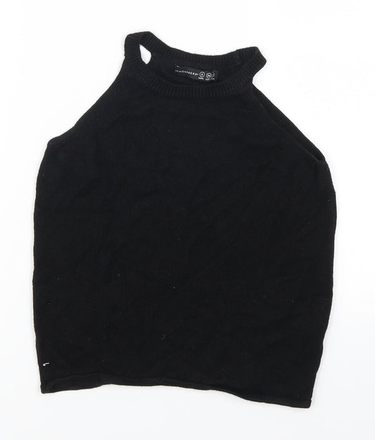 Womens UK Size 6 Atmosphere Black Basic Tank