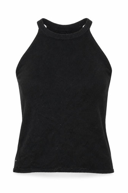 Womens UK Size 6 Atmosphere Black Basic Tank
