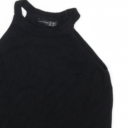 Womens UK Size 6 Atmosphere Black Basic Tank