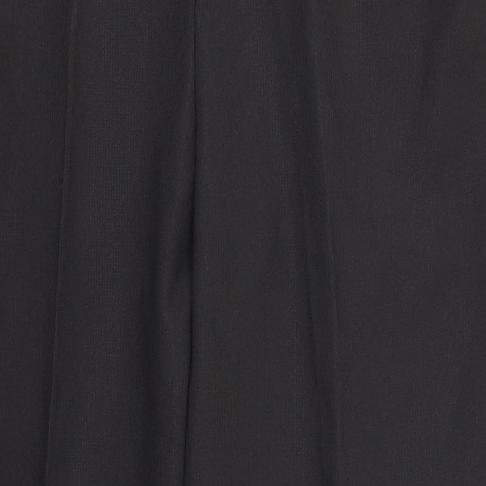 Womens UK Size 12 Papaya Regular Fit  Black Trousers