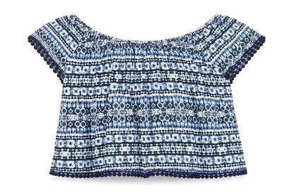 Womens UK Size 12 Atmosphere Blue Basic T-Shirt