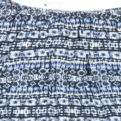Womens UK Size 12 Atmosphere Blue Basic T-Shirt