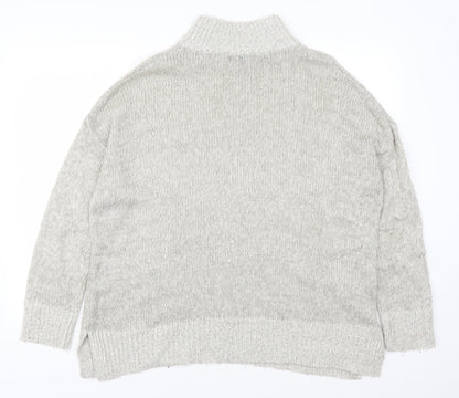 New Look Womens Grey   Pullover Jumper Size L