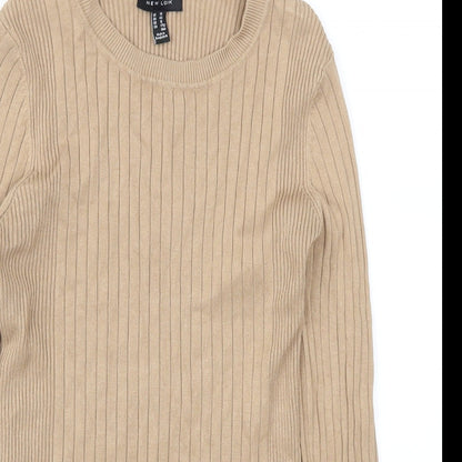 New Look Womens Beige   Pullover Jumper Size 14