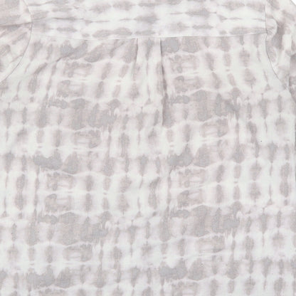 Womens UK Size 10 New Look Purple Basic Button-Up
