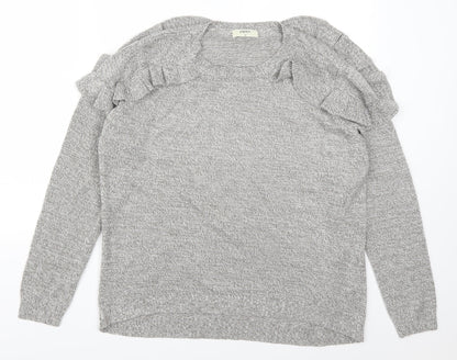 Papaya Womens Grey   Pullover Jumper Size M