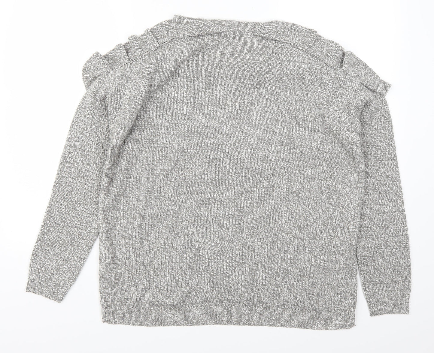 Papaya Womens Grey   Pullover Jumper Size M