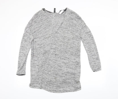 H&M Womens Grey   Cardigan Jumper Size S