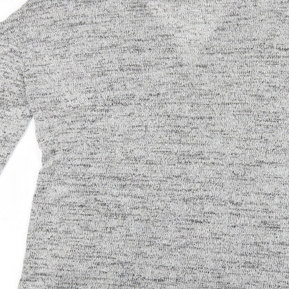 H&M Womens Grey   Cardigan Jumper Size S