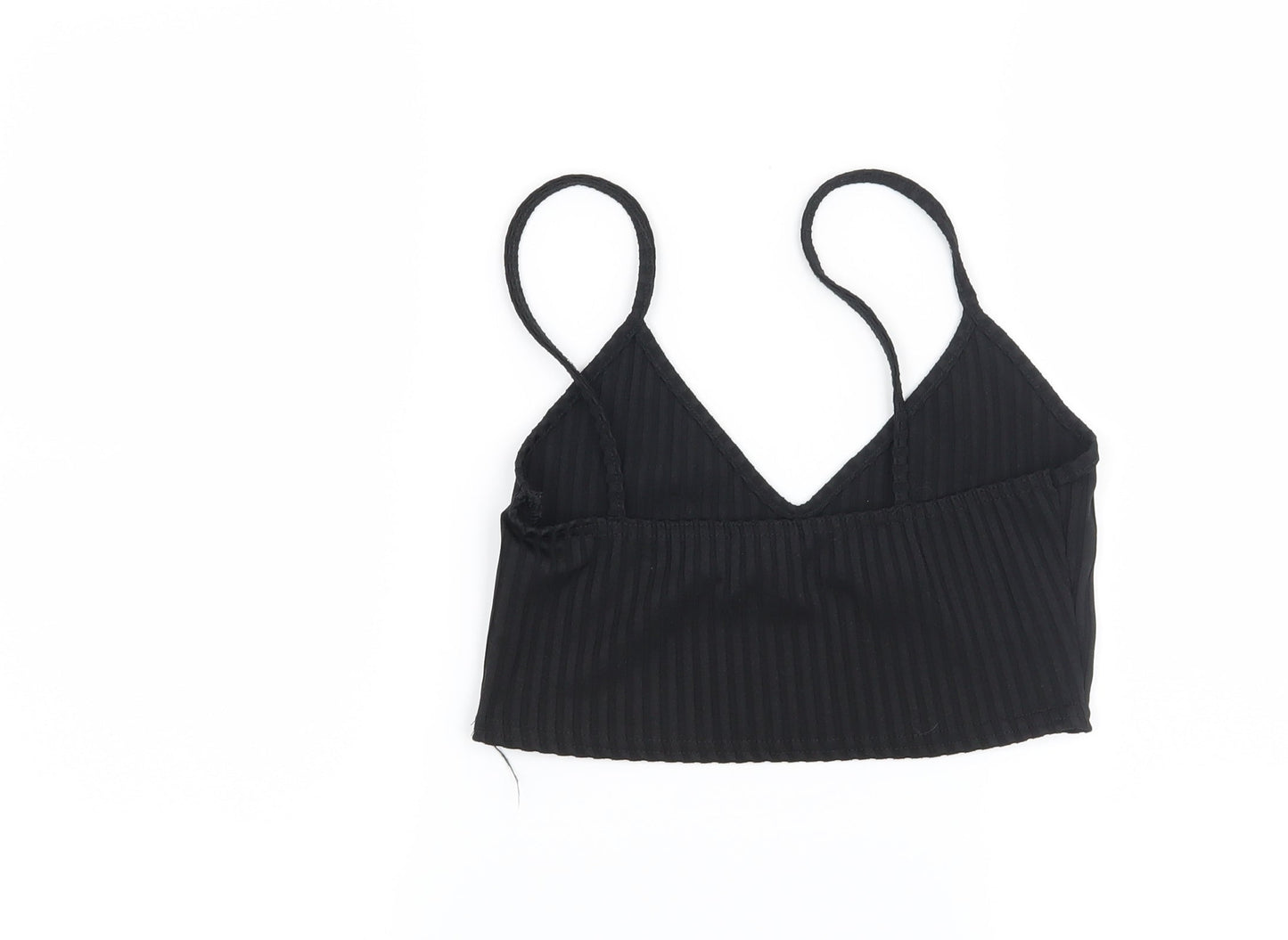 Miss Pap Womens Black   Basic T-Shirt Size 10