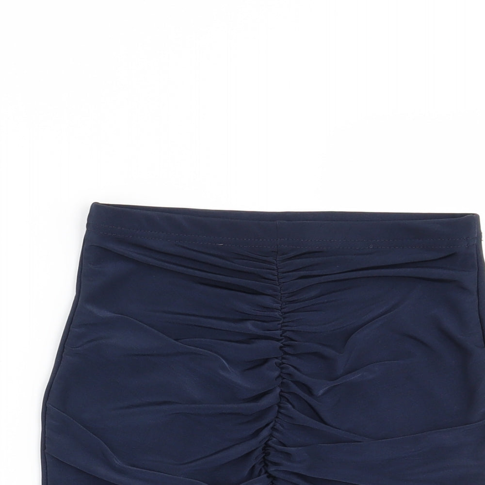 Missguided Womens Blue   Mini Skirt Size 6