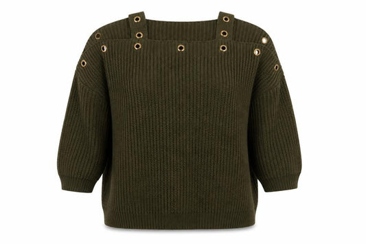 Preworn Womens Green   Pullover Jumper One Size