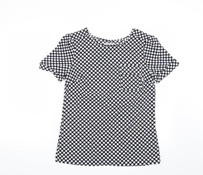 Womens UK Size XS Gap Blue Basic Blouse