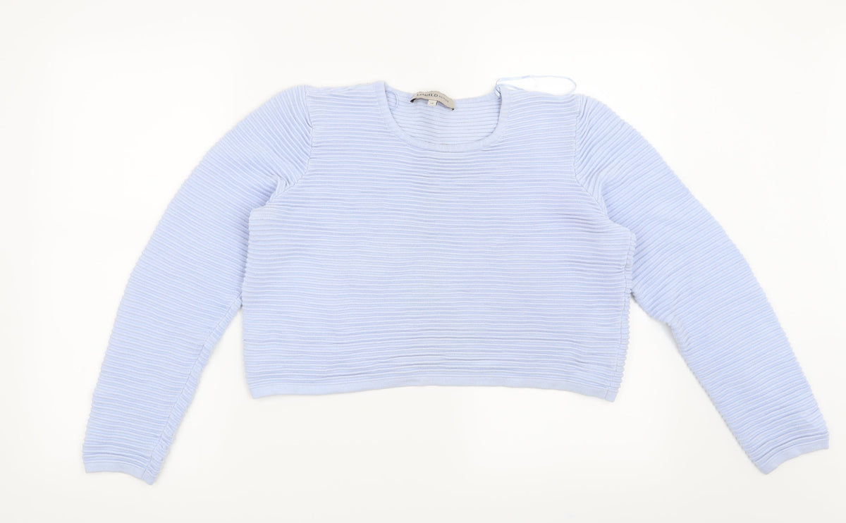 Marks & Spencer Womens Blue   Pullover Jumper Size 14
