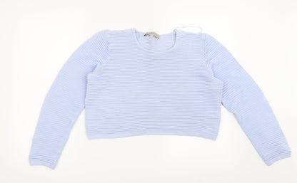 Marks & Spencer Womens Blue   Pullover Jumper Size 14