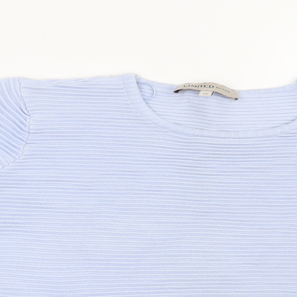 Marks & Spencer Womens Blue   Pullover Jumper Size 14