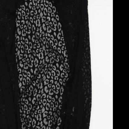 Dorothy Perkins Womens Black   Cardigan Jumper Size 8