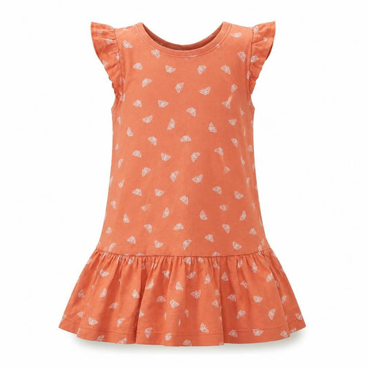 basic needs  Orange   Fit & Flare  Size 18-24 Months