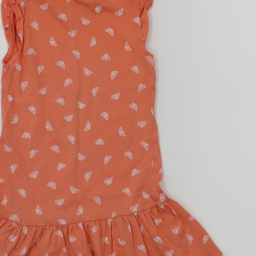 Brand and care label for basic needs Orange Fit & Flare, size 18-24, Months