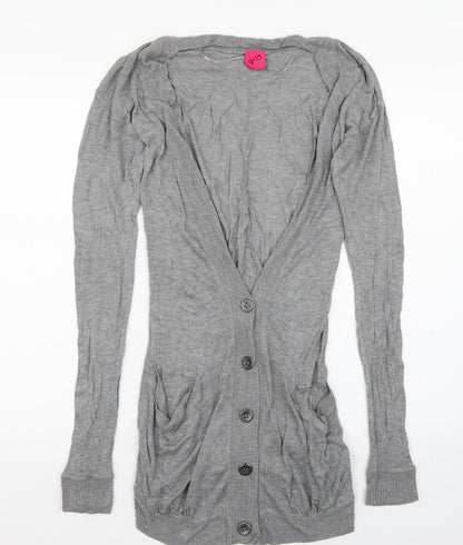 George Womens Grey   Cardigan Jumper Size 10