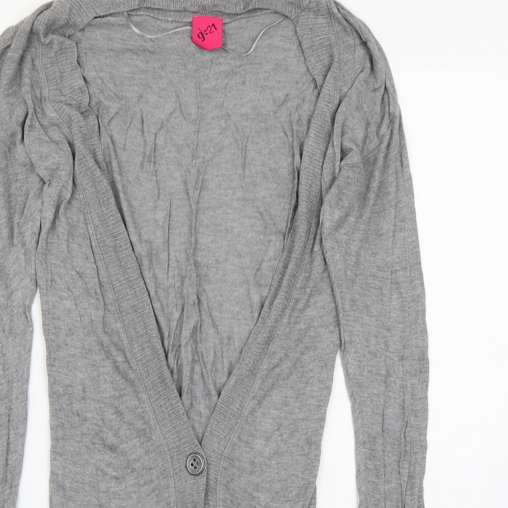 George Womens Grey   Cardigan Jumper Size 10