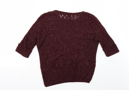 Preworn Womens Purple   Pullover Jumper Size M