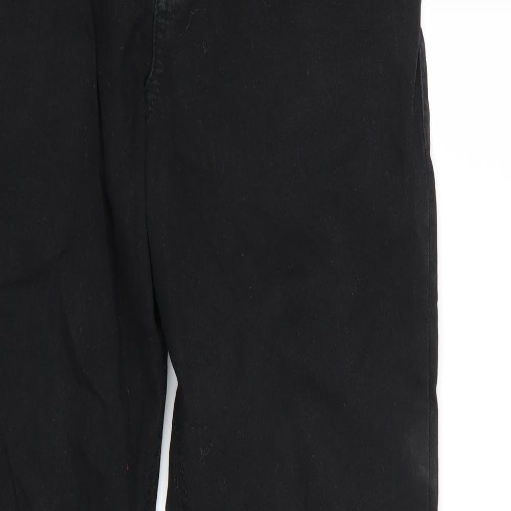 Womens UK Size 38 St oliver Regular Fit Straight Black Jeans