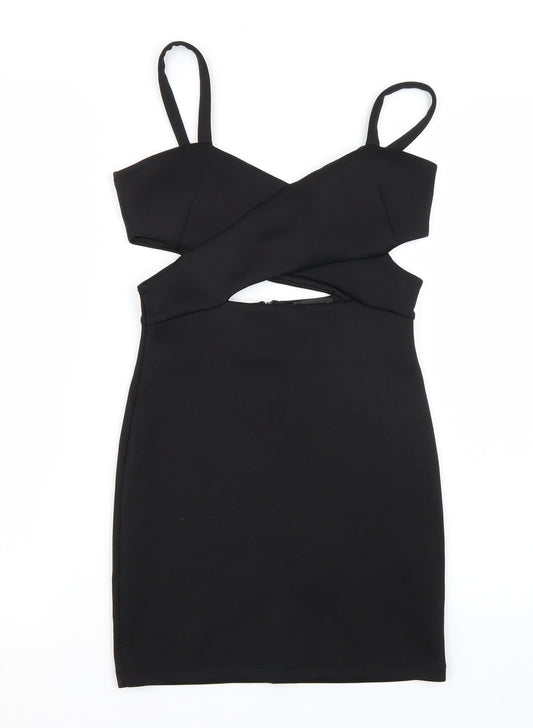 Topshop Womens Black   A-Line  Size 8