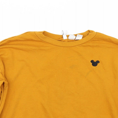 H&M Womens Orange   Pullover Jumper Size M