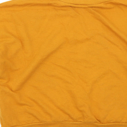 H&M Womens Orange   Pullover Jumper Size M