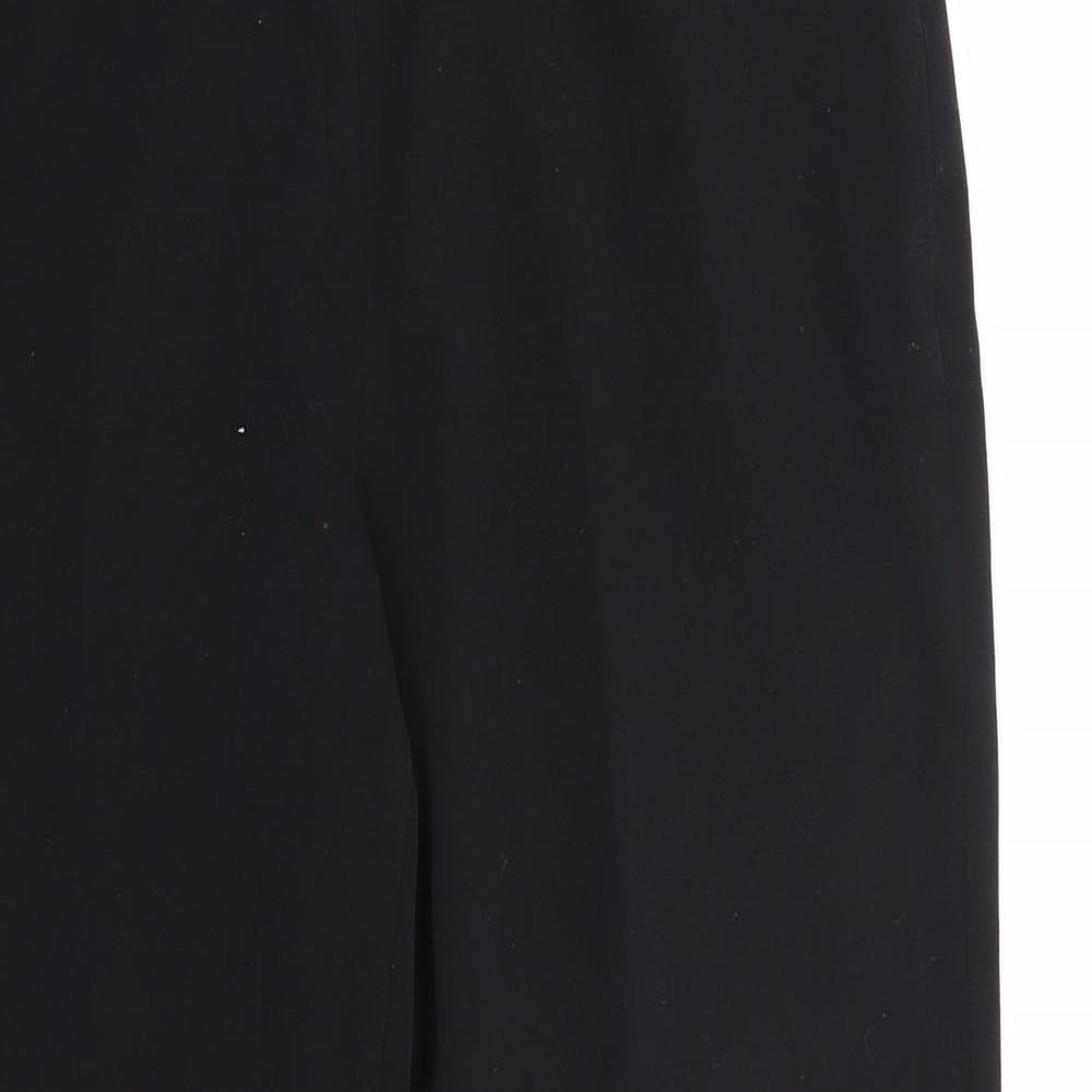 Womens UK Size 12 Marks and Spencer Regular Fit  Black Trousers