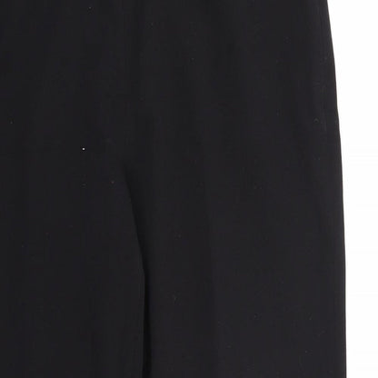 Womens UK Size 12 Marks and Spencer Regular Fit  Black Trousers