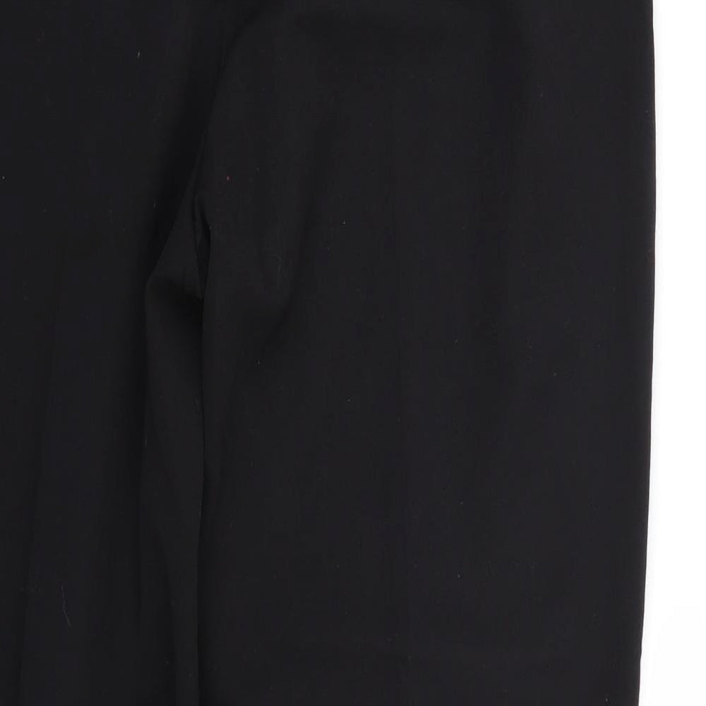 Womens UK Size 12 Marks and Spencer Regular Fit  Black Trousers