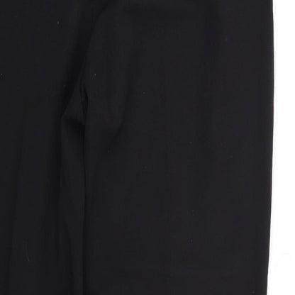 Womens UK Size 12 Marks and Spencer Regular Fit  Black Trousers
