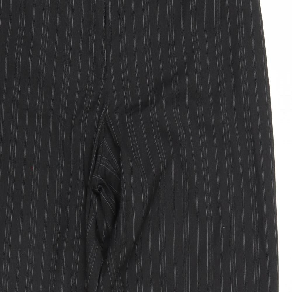 Womens UK Size 12 Marks and Spencer Regular Fit  Black Trousers