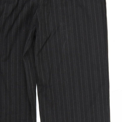 Womens UK Size 12 Marks and Spencer Regular Fit  Black Trousers