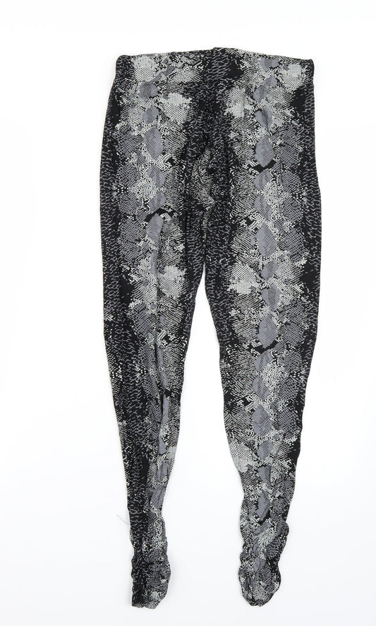 Womens UK Size M Preworn  Carrot Grey Leggings