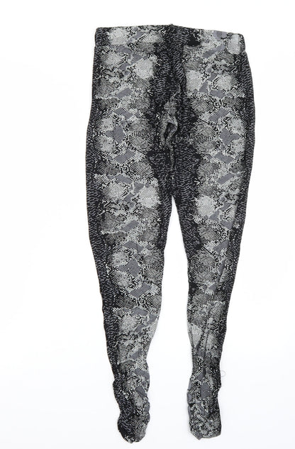 Womens UK Size M Preworn  Carrot Grey Leggings