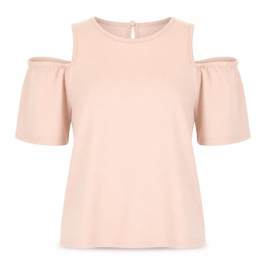 Womens UK Size 14 newlook Pink Basic T-Shirt