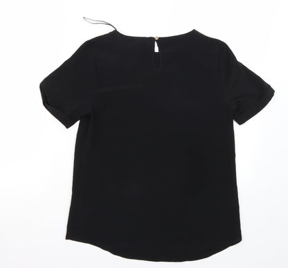 Primark Womens Black   Basic T-Shirt Size 6