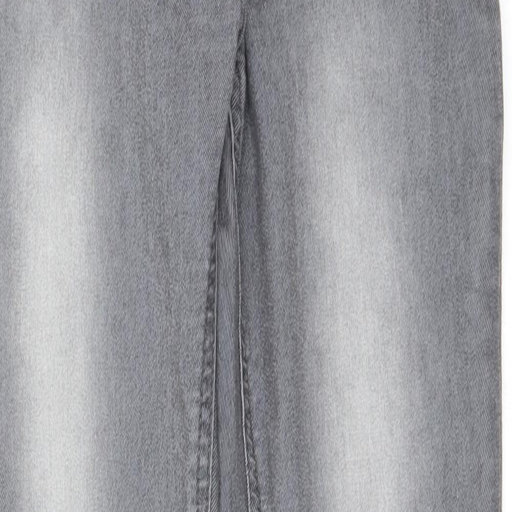Womens UK Size 26 in Preworn Regular Fit Straight Grey Jeans