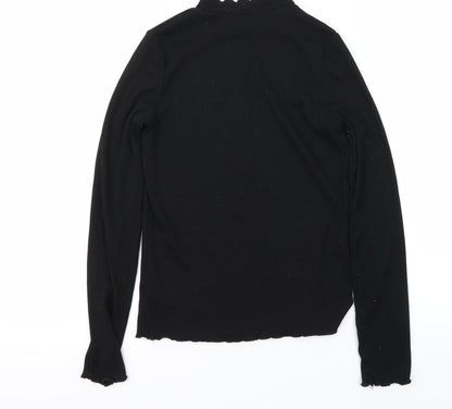 F&F Girls Black   Pullover Jumper Size 13-14 Years