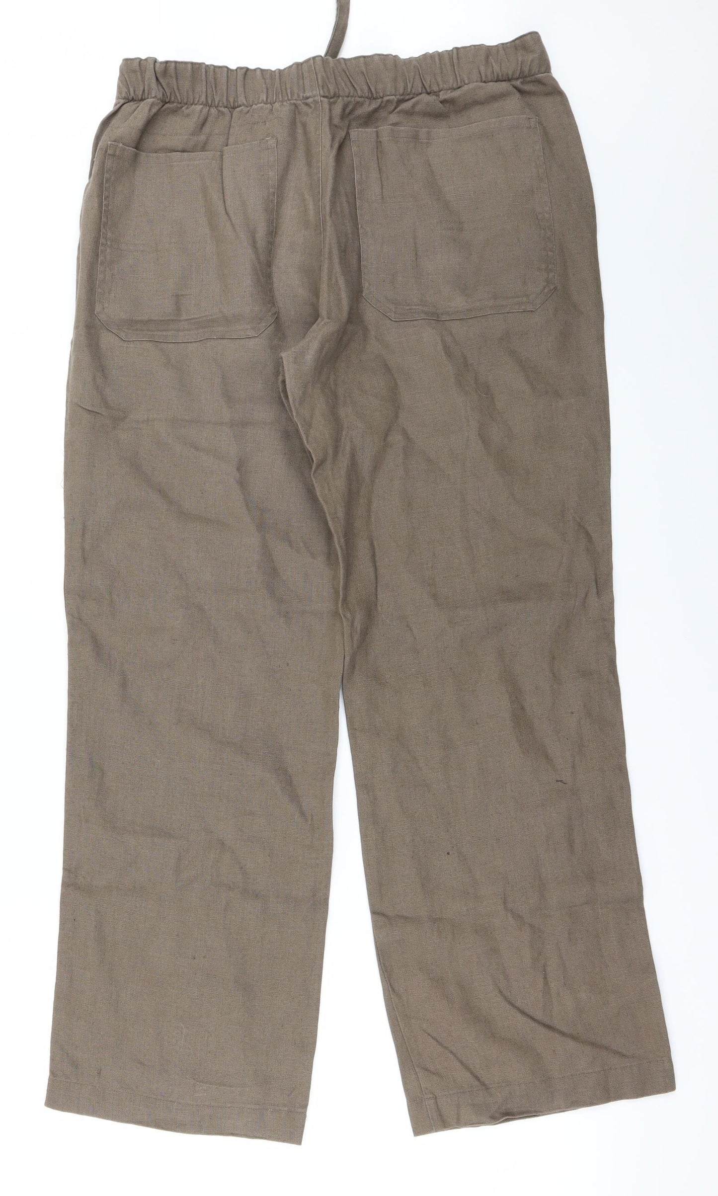 Womens UK Size 32 in Preworn Regular Fit  Brown Trousers