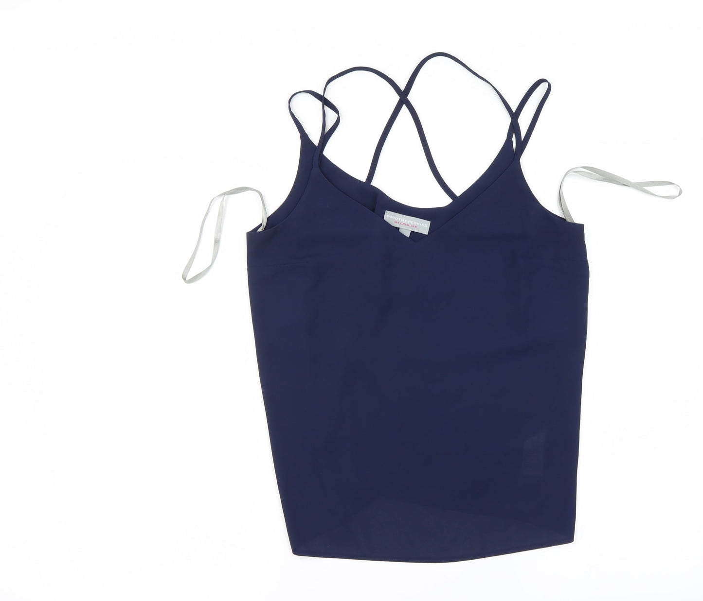 Womens UK Size 6 Dorothy Perkins Blue Basic Blouse