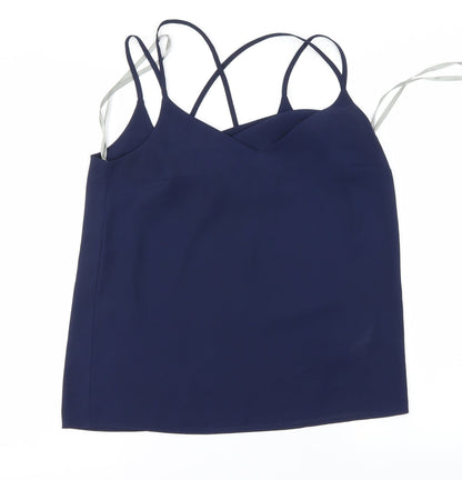 Womens UK Size 6 Dorothy Perkins Blue Basic Blouse