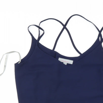 Womens UK Size 6 Dorothy Perkins Blue Basic Blouse