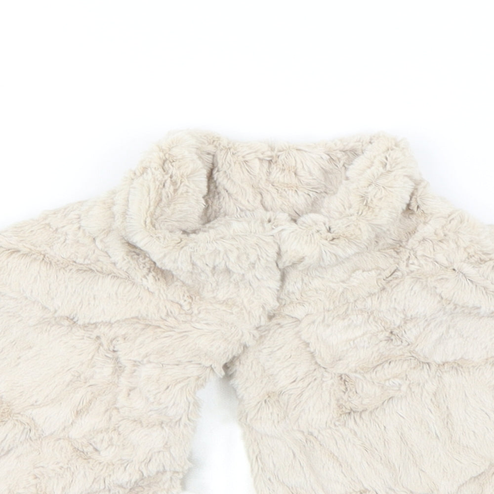 Preworn Girls Beige   Jacket Blazer Size 14-15 Years